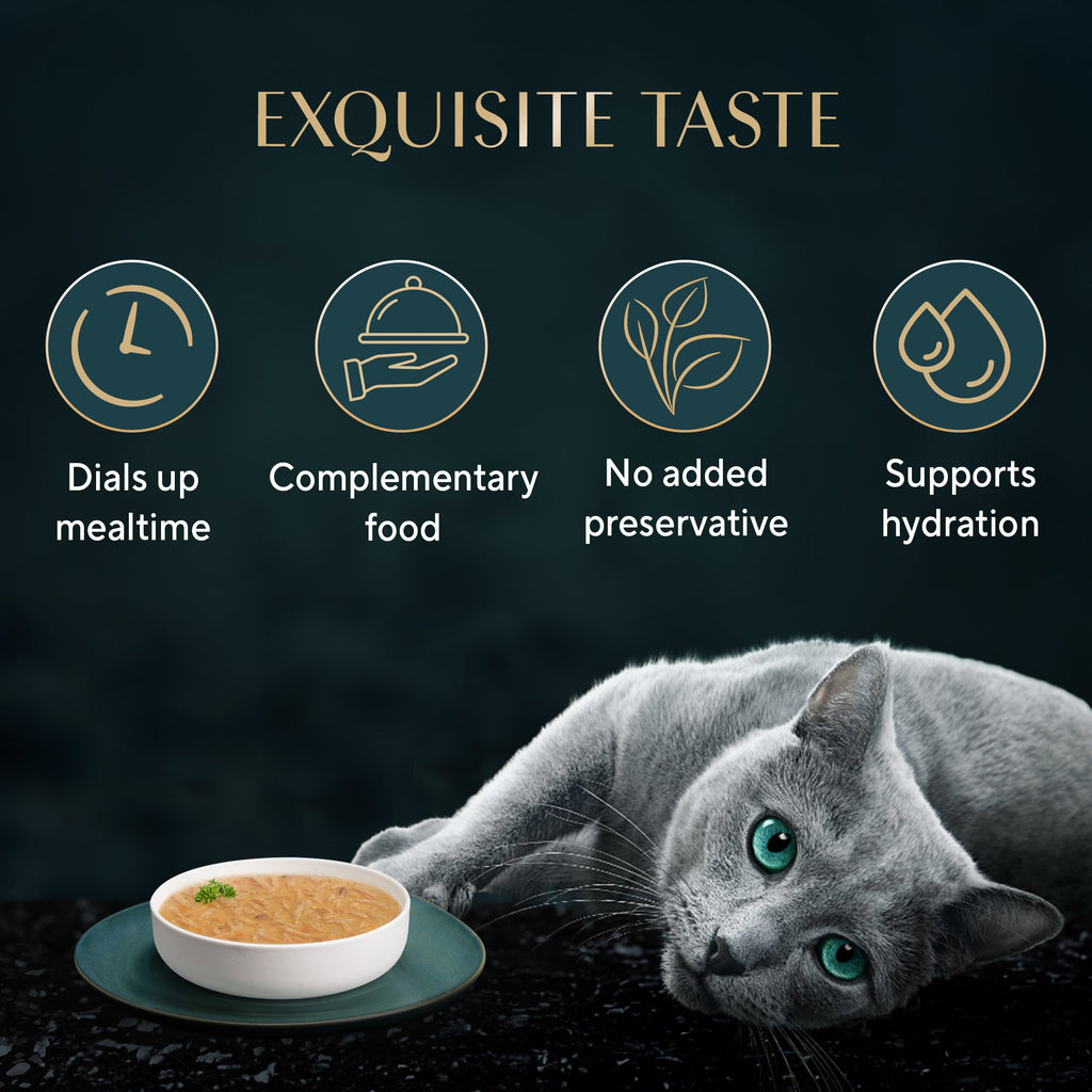 Sheba Soup with Tuna Adult Cat Wet Food