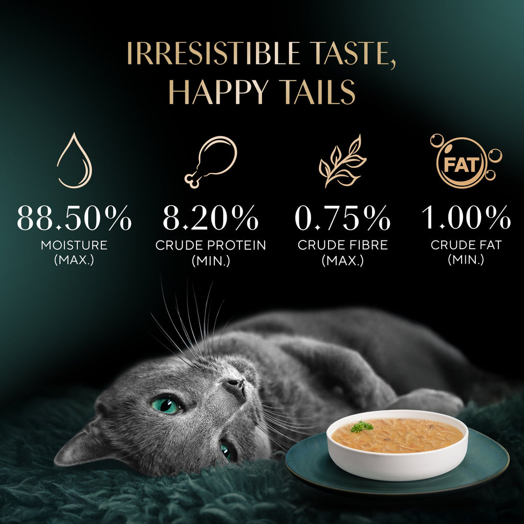Sheba Soup with Tuna Adult Cat Wet Food