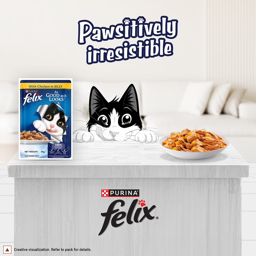 Purina Felix with Chicken in Jelly Complete and Balanced Adult Cat Wet Food