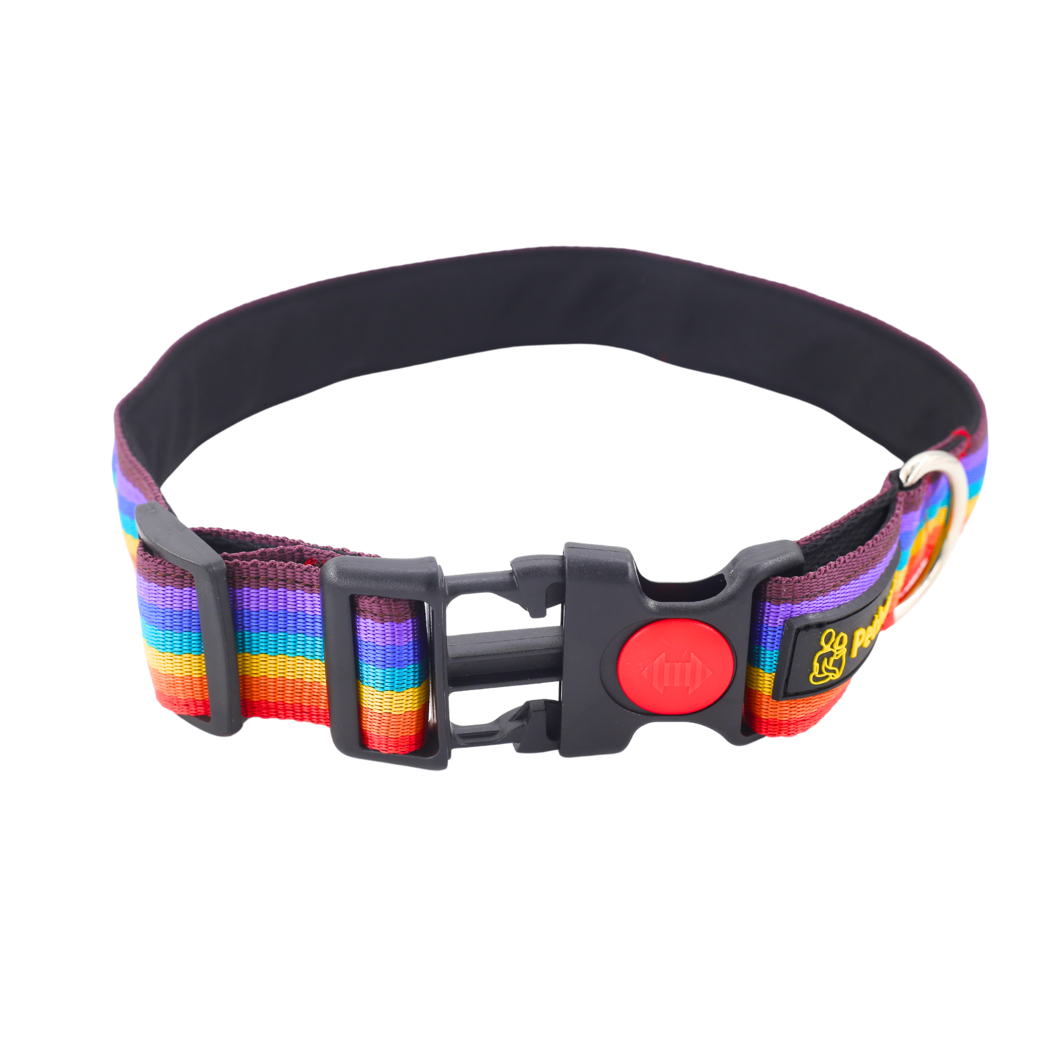 Petblush Rainbow Padded Collar For Dogs
