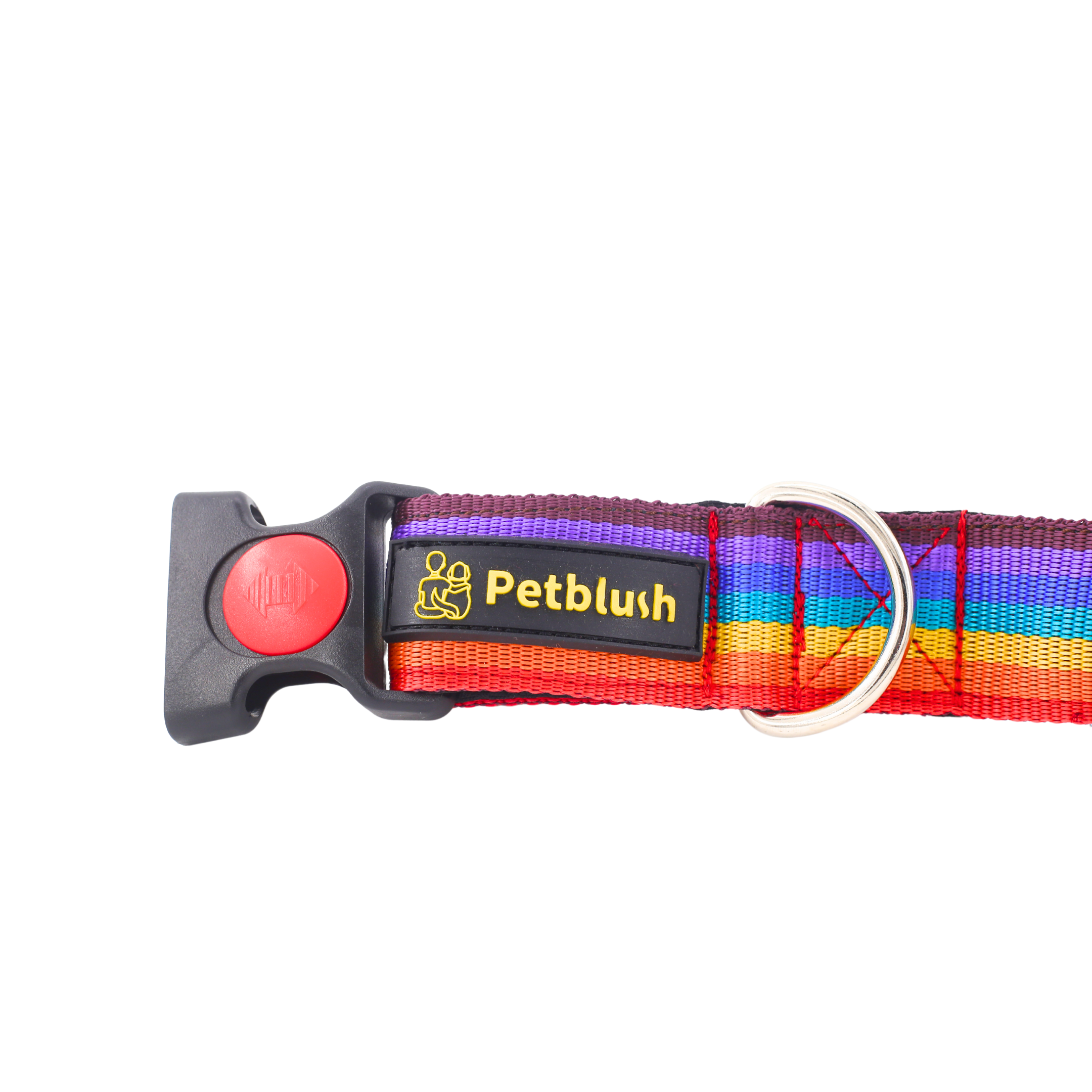 Petblush Rainbow Padded Collar For Dogs