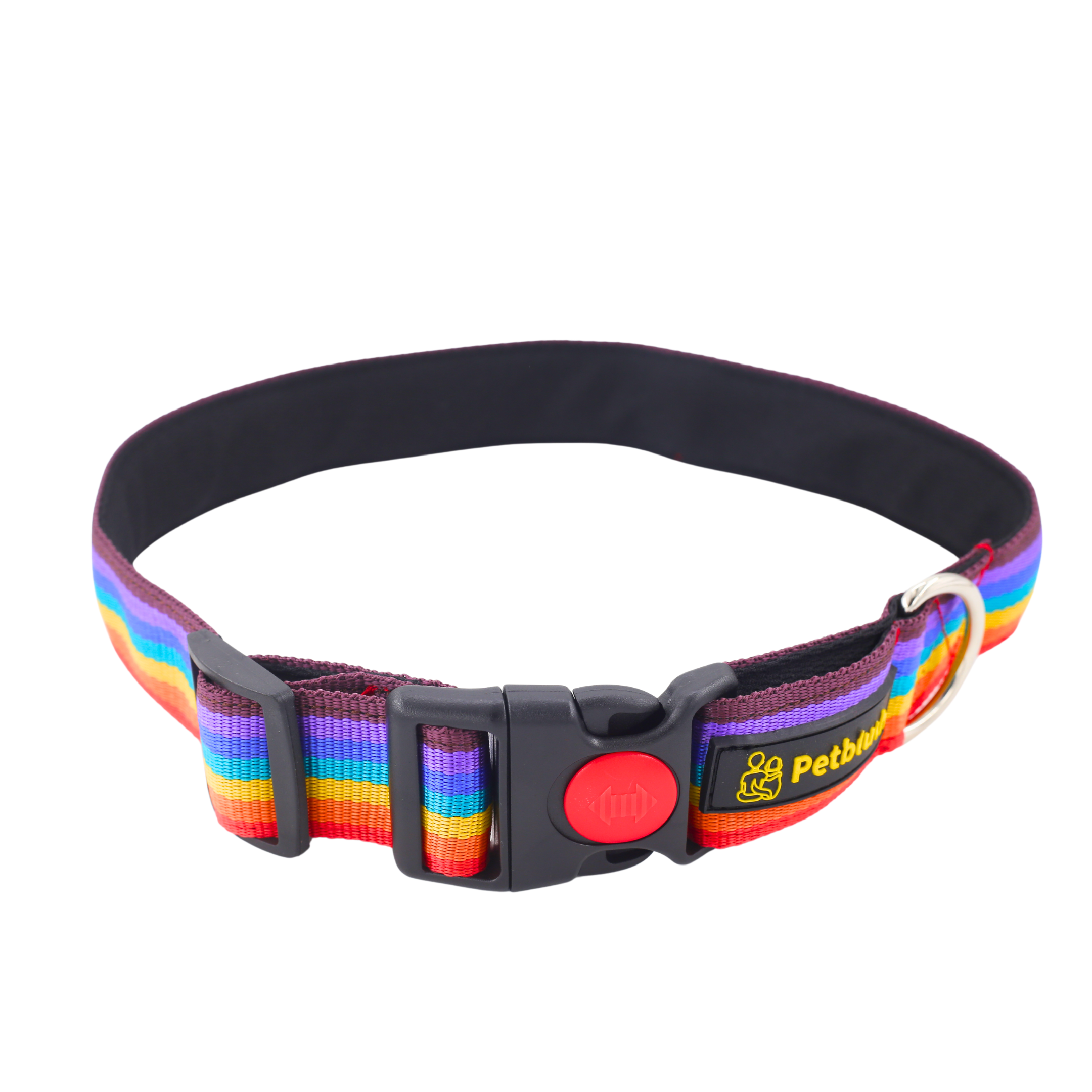 Petblush Rainbow Padded Collar For Dogs