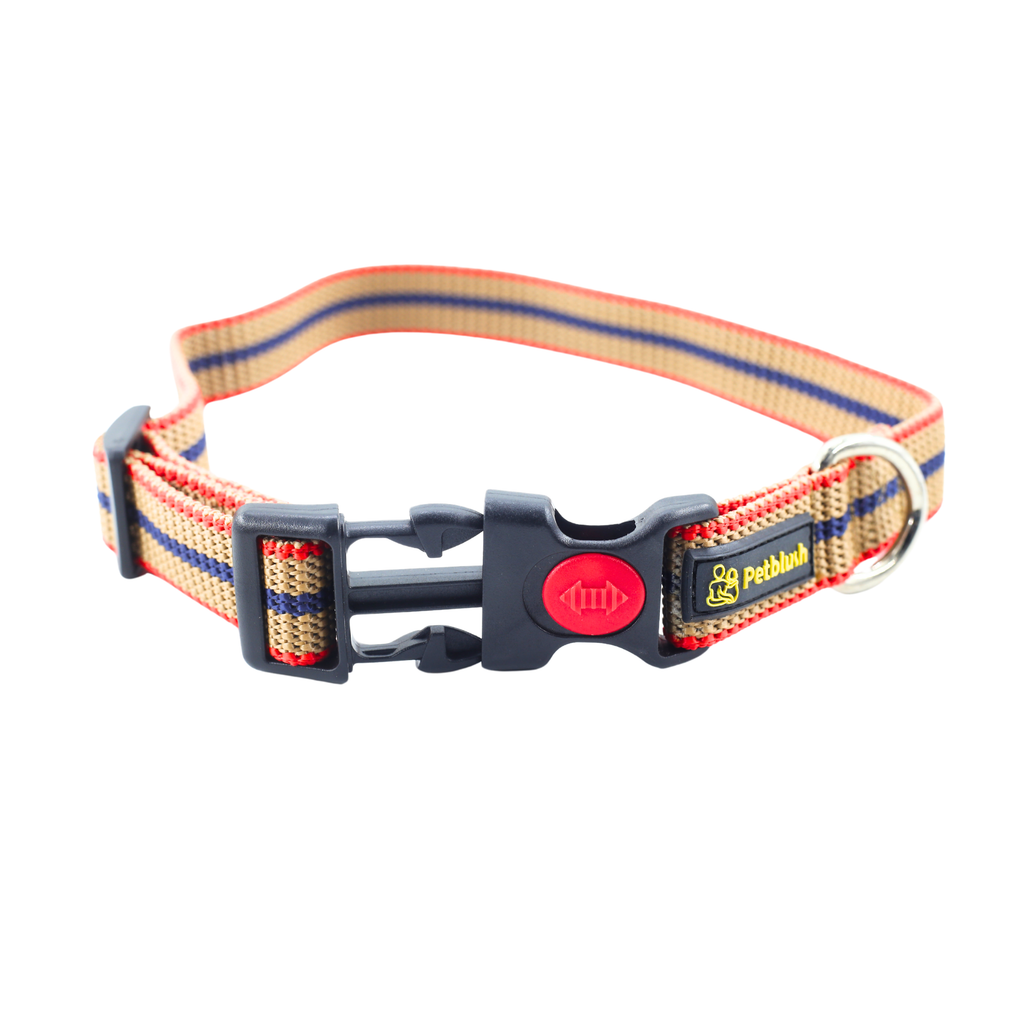 Petblush Tough Striped Collars For Dogs