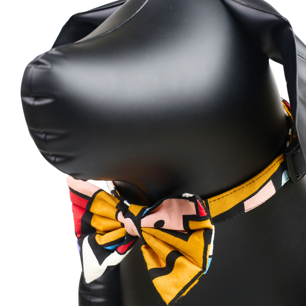 Petblush Red Funky Bow Collar