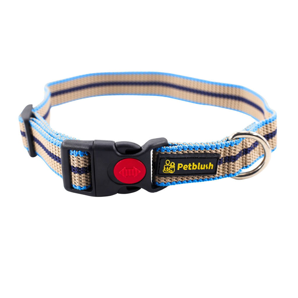 Petblush Tough Striped Collars For Dogs