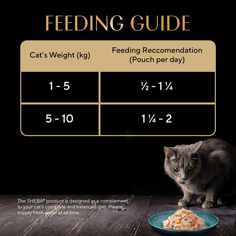 Sheba Skipjack & Salmon Fish Mix Cat Wet Food