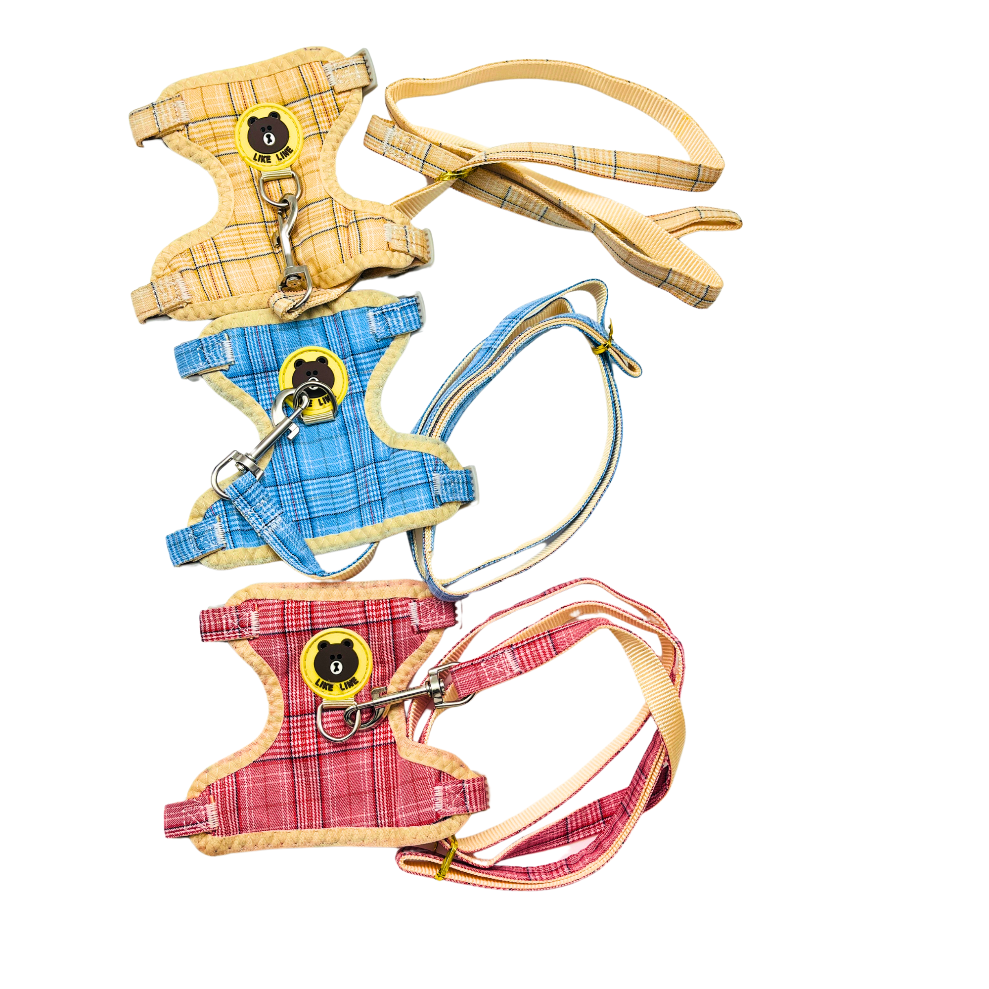 Petblush Classic Imported Chest Harness & Leash set for Cats and Puppies