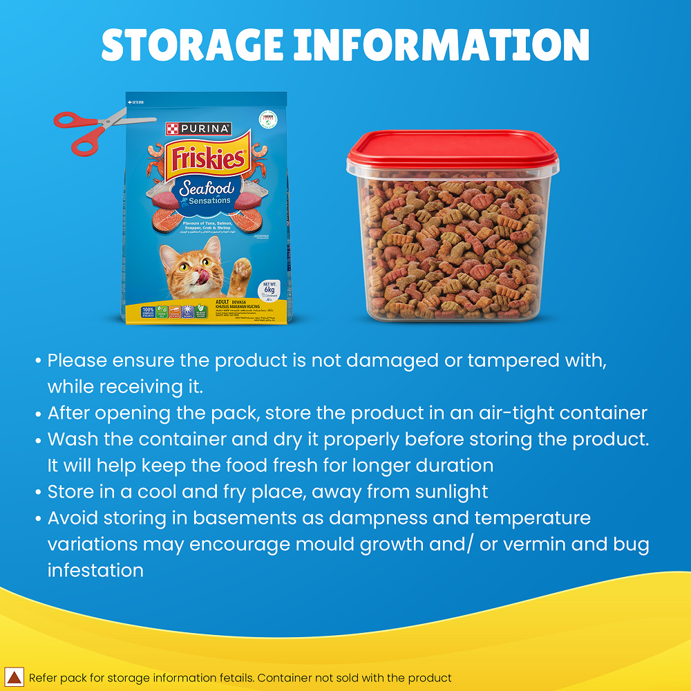 Purnia Friskies Seafood Cat Dry Food