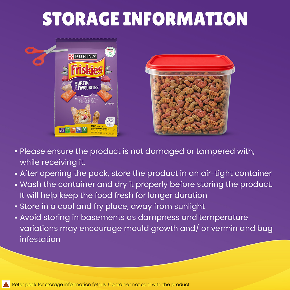Purnia Friskies Surfin Favourites Adult Cat Dry Food
