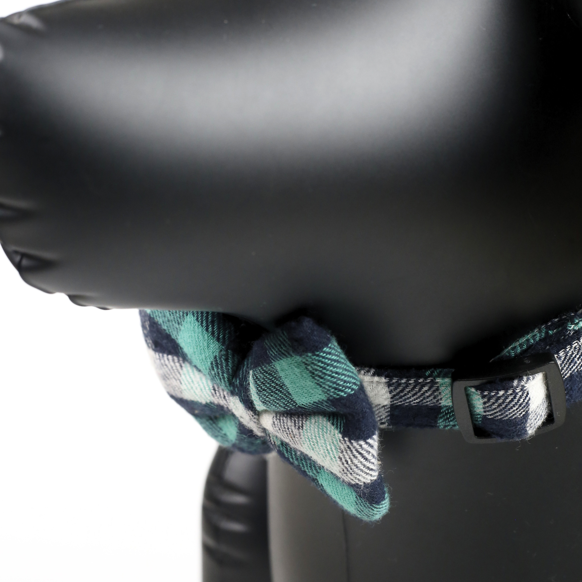 Petblush Checks  Bow Collar For Dogs