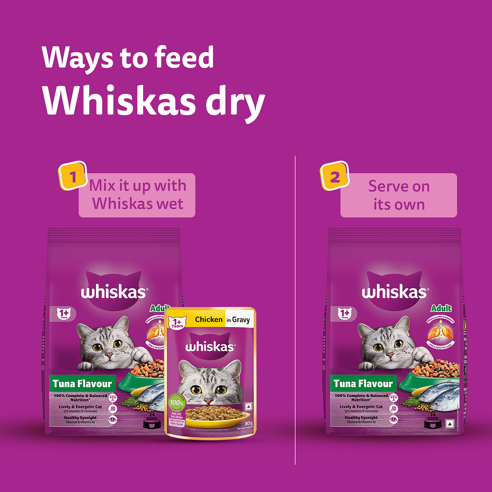 Whiskas Tuna Flavour Adult Cat Dry Food