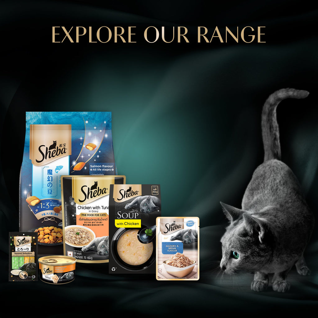 Sheba Soup with Tuna Adult Cat Wet Food