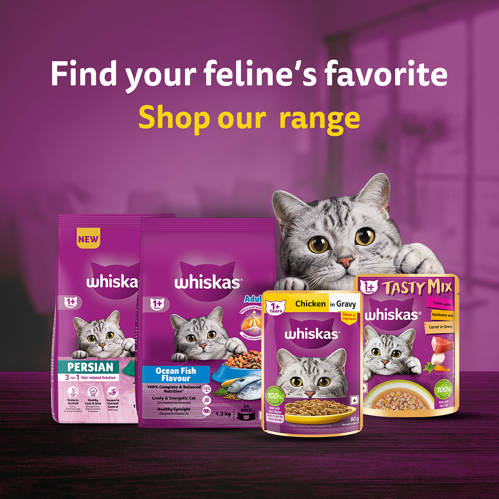 Whiskas Seafood Cocktail With Wakame Seaweed in Gravy Tasty Mix Adult Cat Wet Food