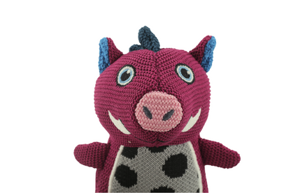 Petblush Dragon Piggy Plush Toy for Dogs & Cats