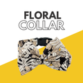Petblush Floral Print Bow Collars For Dogs