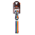 Padded Adjustable Collar for Dogs, Cats & Puppies (Rainbow)
