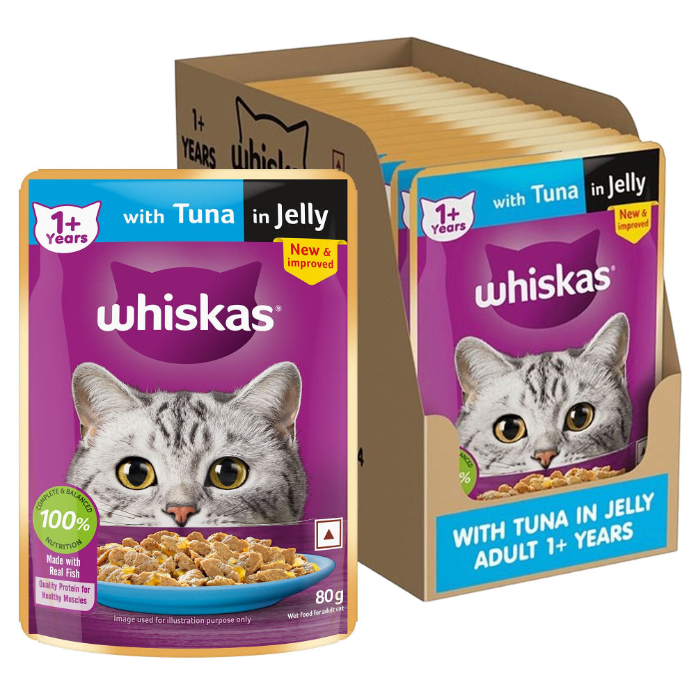 Whiskas Tuna in Jelly Meal Adult Cat Wet Food