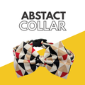 Petblush Geometrical Abstract Bow Collars For Dogs