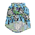 Petblush Blue Funky Abstract Shirt