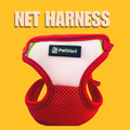 Petblush Dual Color Net Harness Set for Puppies & Cats