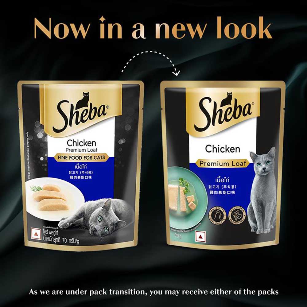 Sheba Chicken Loaf Rich Premium Adult Fine Cat Wet Food