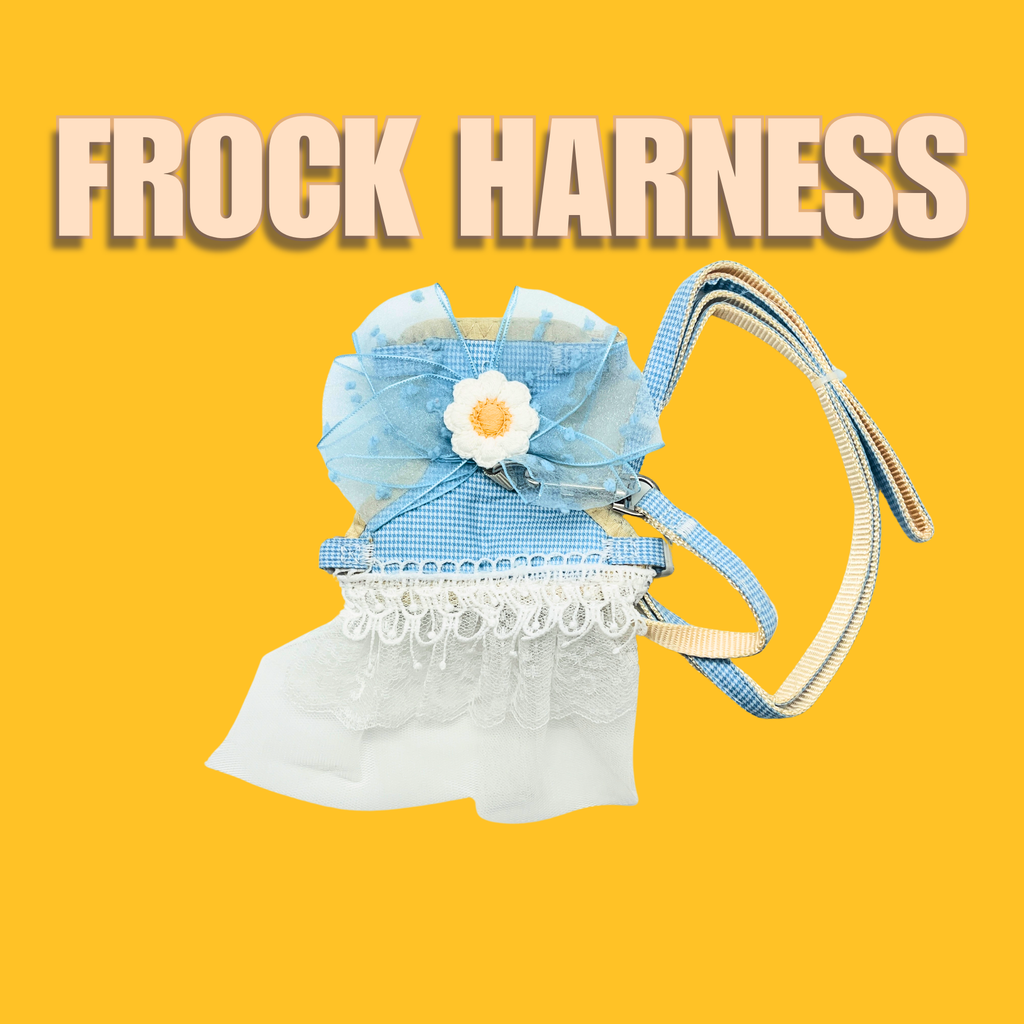 Petblush Frock Harness Set For Cats and Puppies