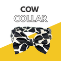 Petblush Cow Print Bow Collars For Dogs
