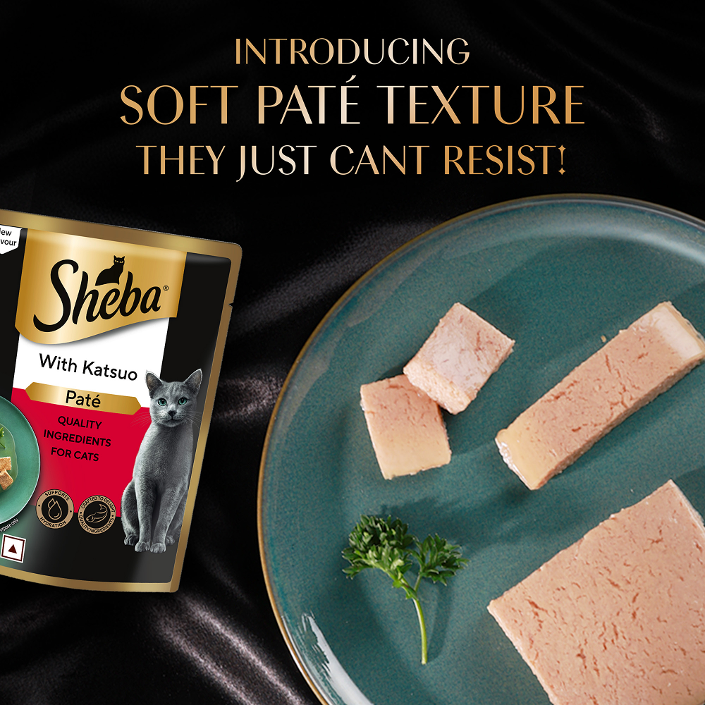 Sheba Katsuo Pate Rich Premium Adult Fine Cat Wet Food