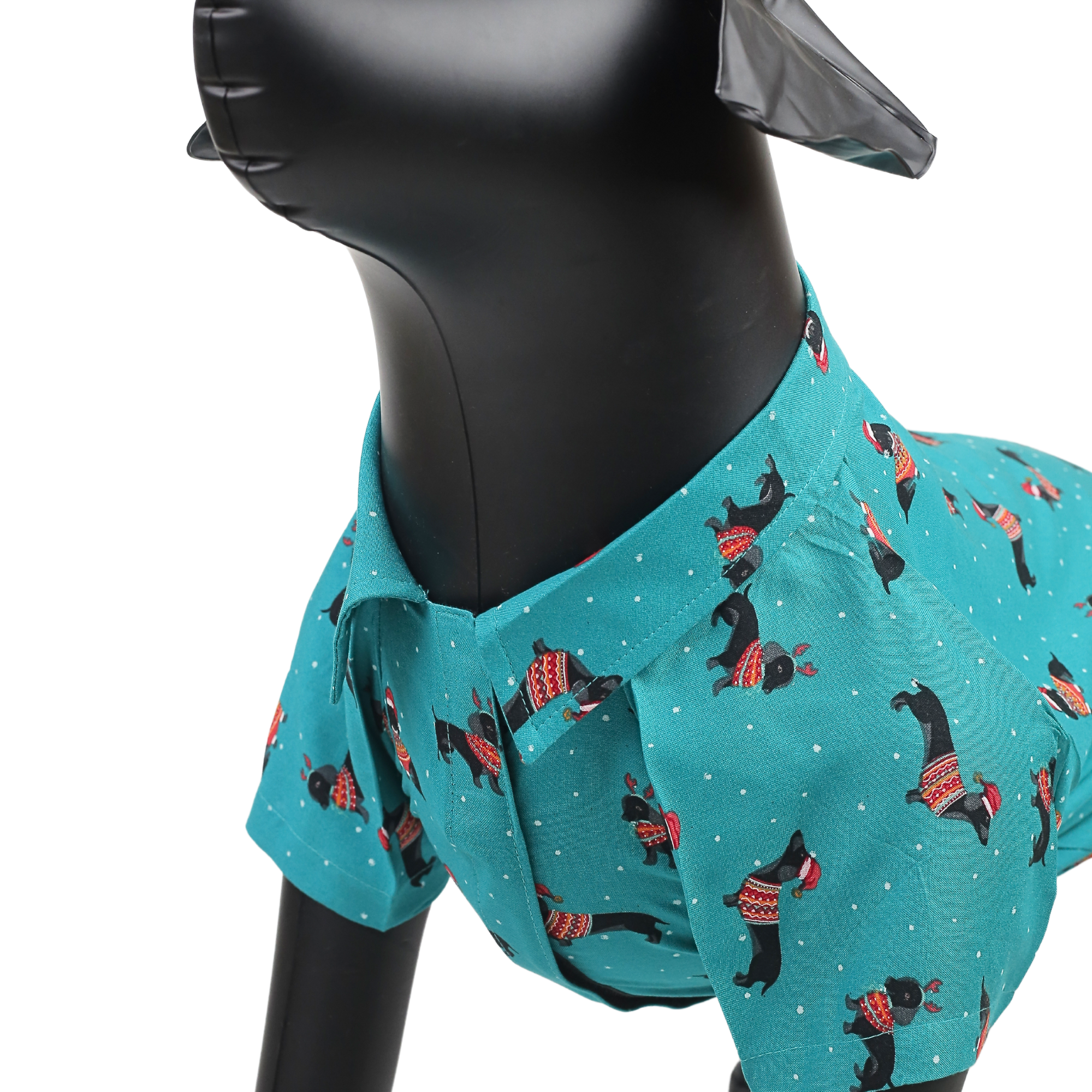 Petblush Christmas Dog Print Shirt