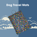 Petblush Abstract Foldable Travel Mat For Dogs and Cats