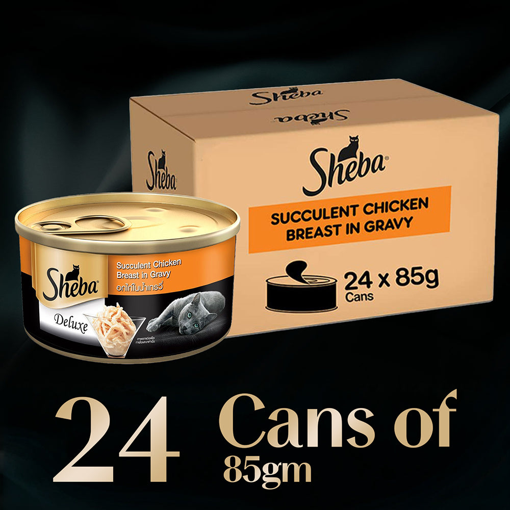Sheba Complete Nutrition Succulent Chicken Breast In Gravy Cat Wet Food