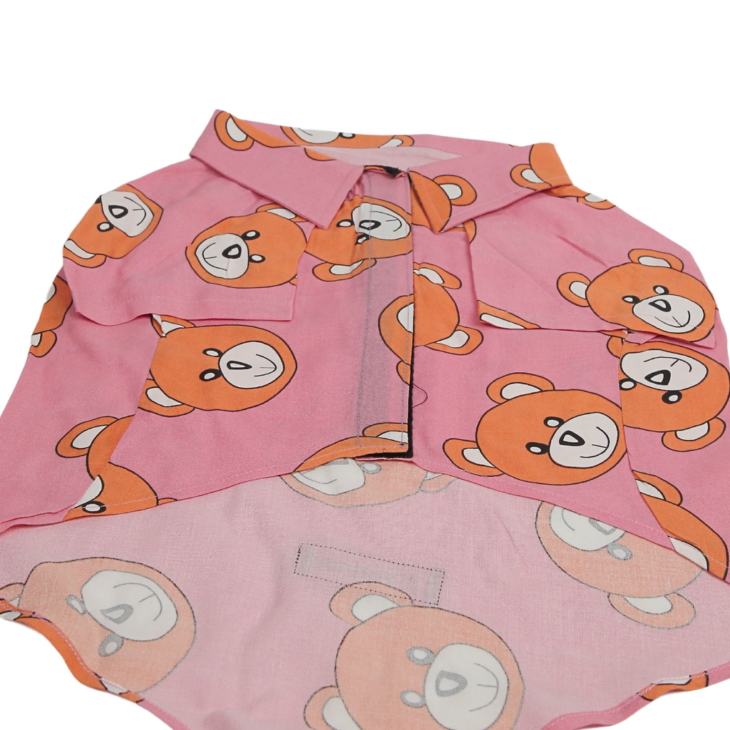 Petblush Bear Print Shirt For Dogs