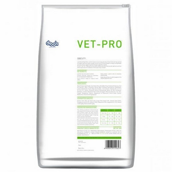 Drools Vet Pro Obesity Dry Dog Food Bulk Buy