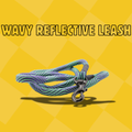Petblush Reflective Wavy Rope Leash For Dogs