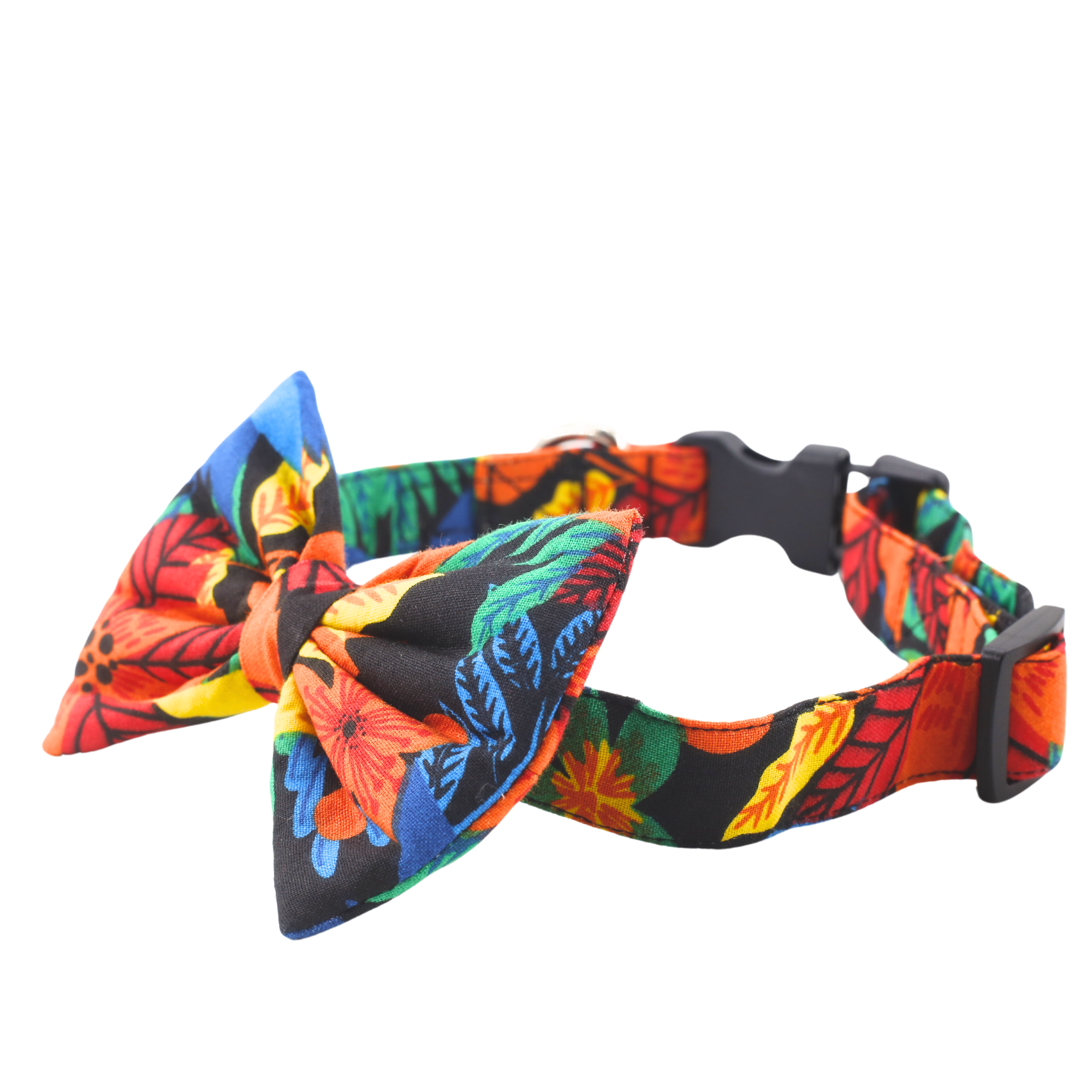 Petblush Hawai Print Bow Collars For Dogs