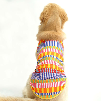 Retro Printed Dog Vest