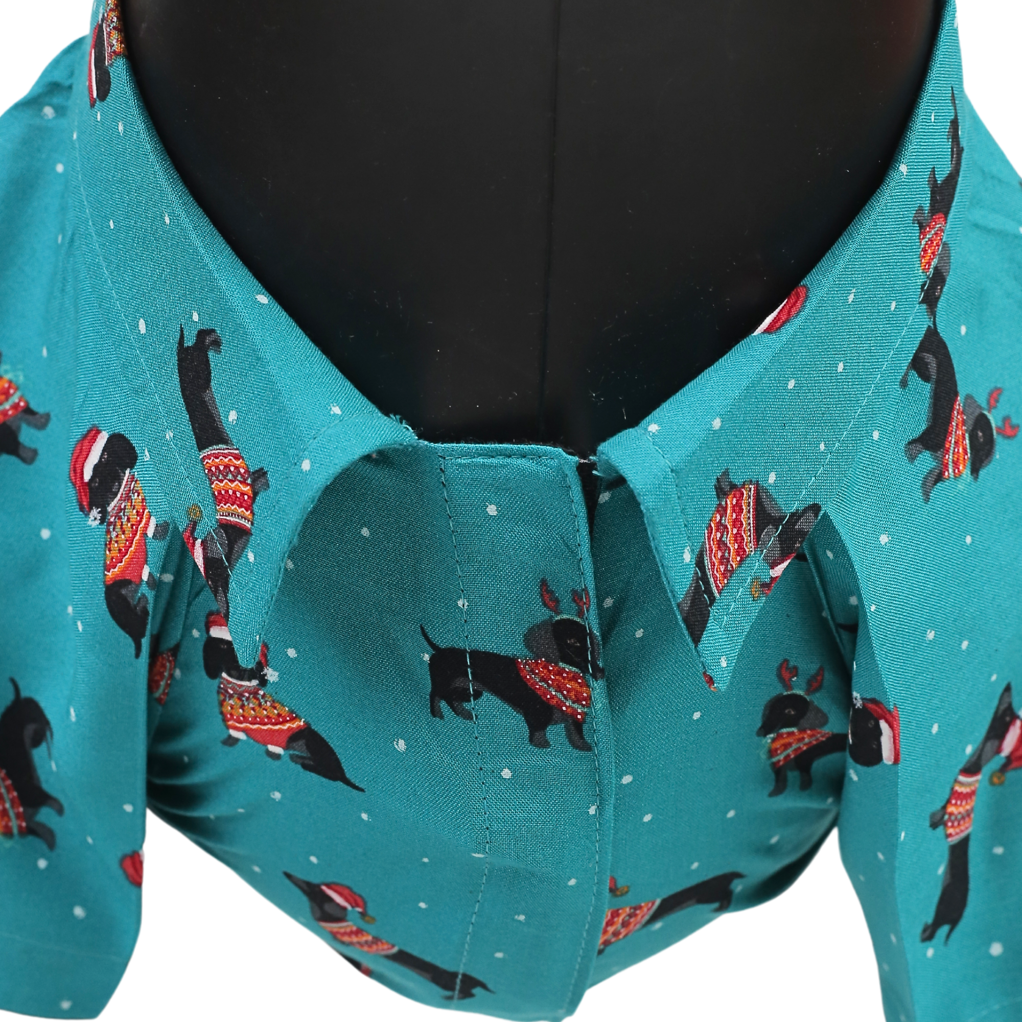 Petblush Christmas Dog Print Shirt