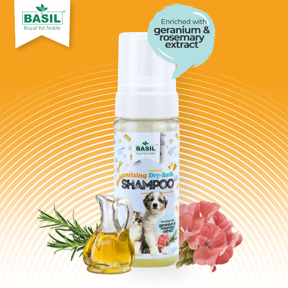 Dry Bath Foam Shampoo for Puppies & Kittens, 150 ML