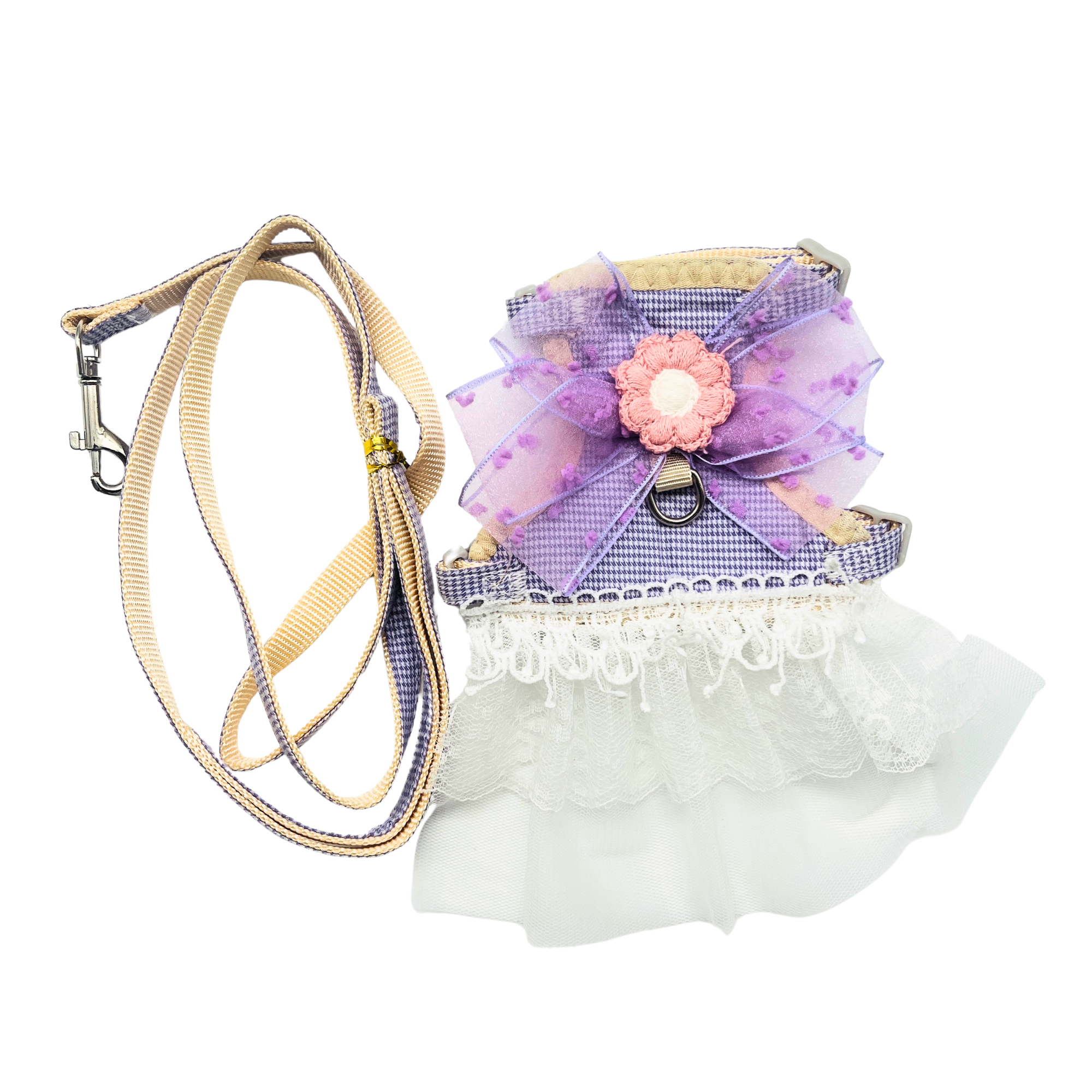 Petblush Frock Harness Set For Cats and Puppies