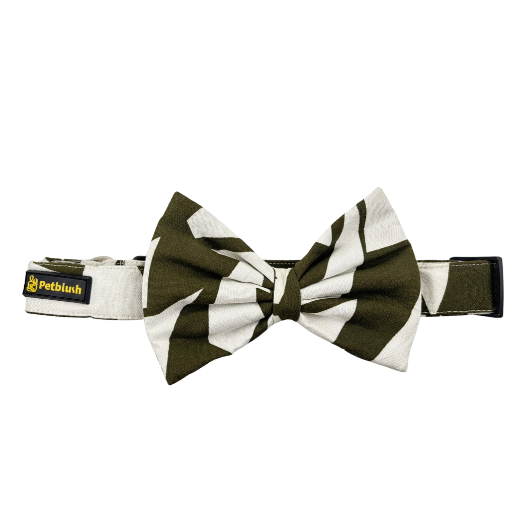 Petblush Leafy Bow Collars