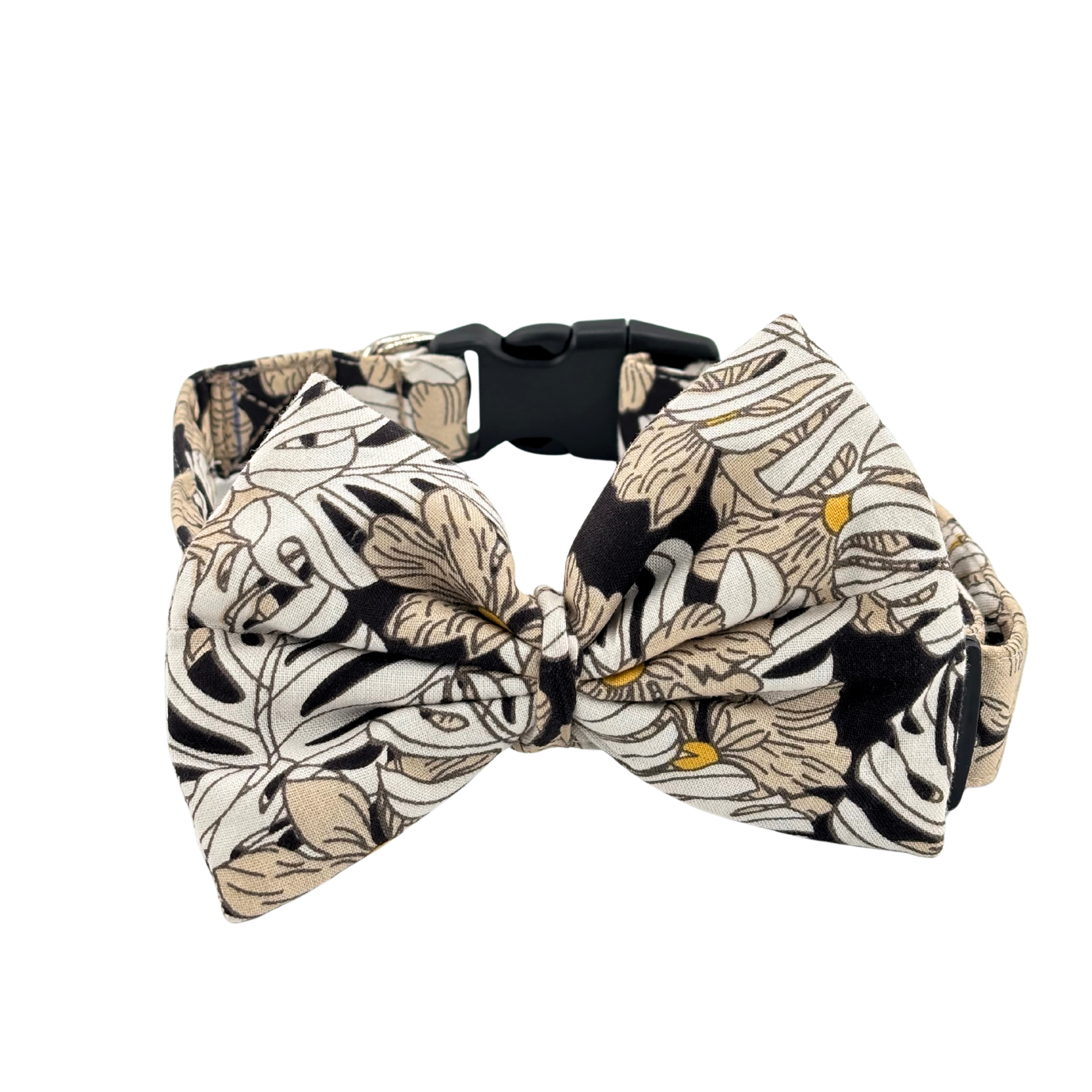 Petblush Floral Print Bow Collars For Dogs