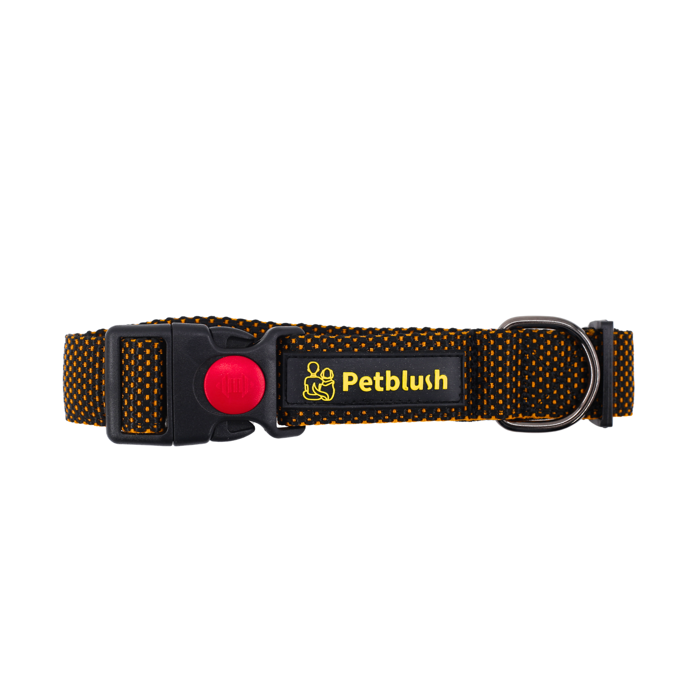 Petblush Dotted Padded Collar With Lock Buckle