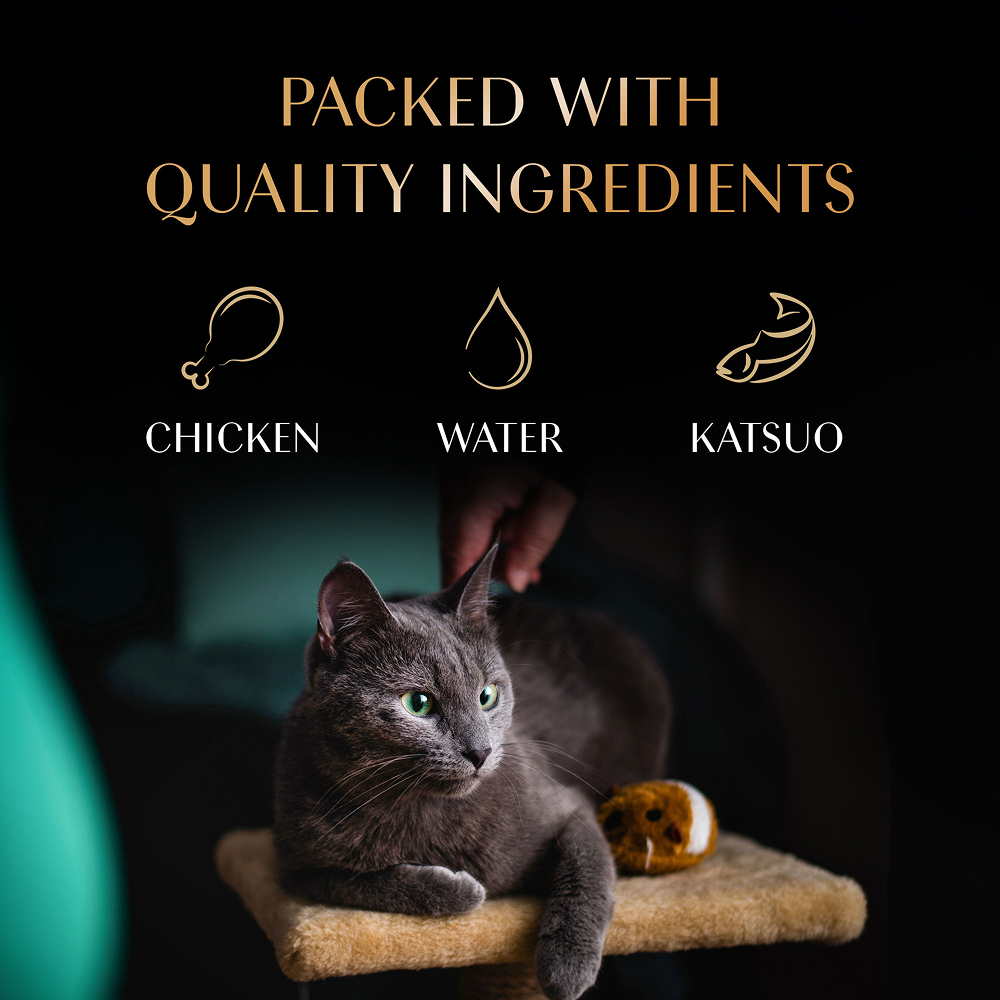 Sheba Chicken & Chicken Whitefish Sasami Selection Melty Premium Cat Treats