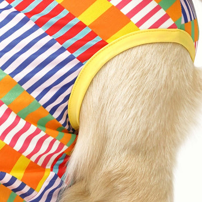 Retro Printed Dog Vest