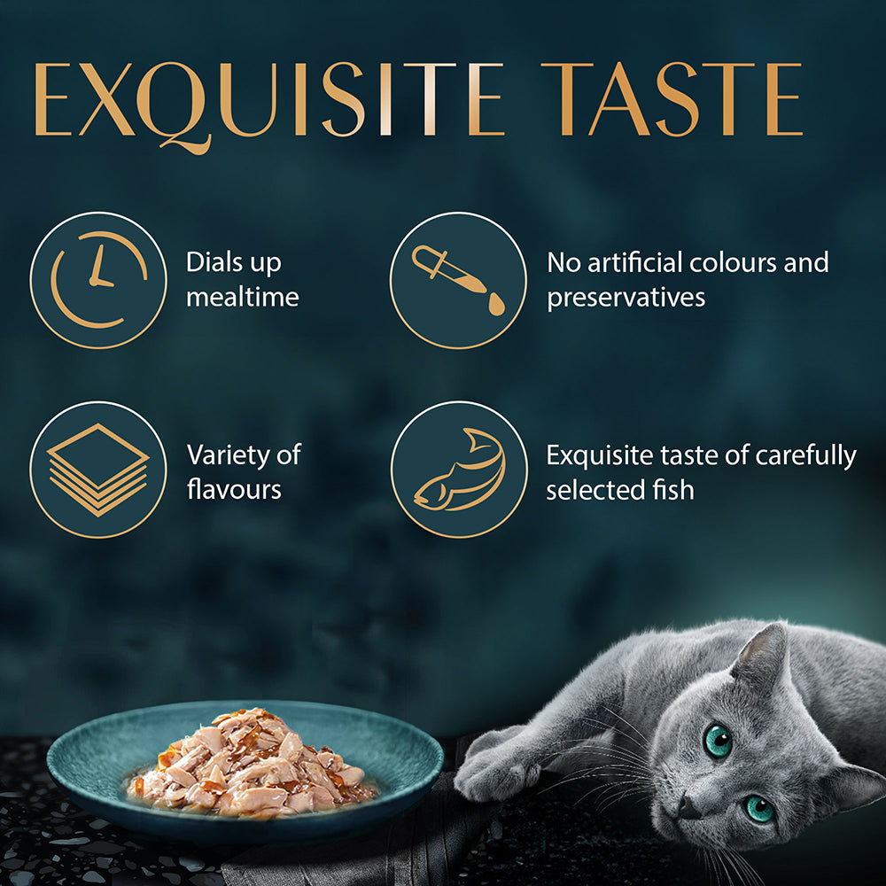 Sheba Fish with Dry Bonito Flake Premium Cat Wet Food