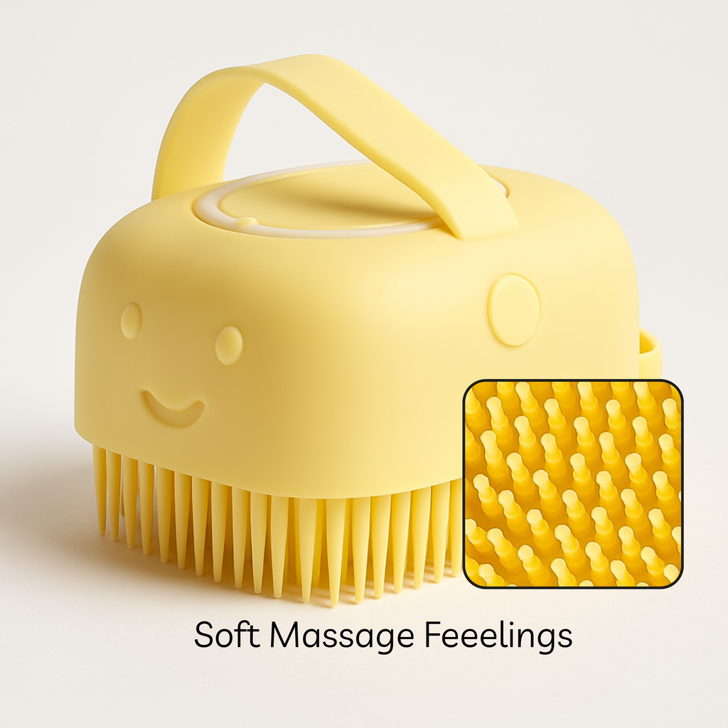 Petblush Pet Bath Brush Perfect For Cat & Dog