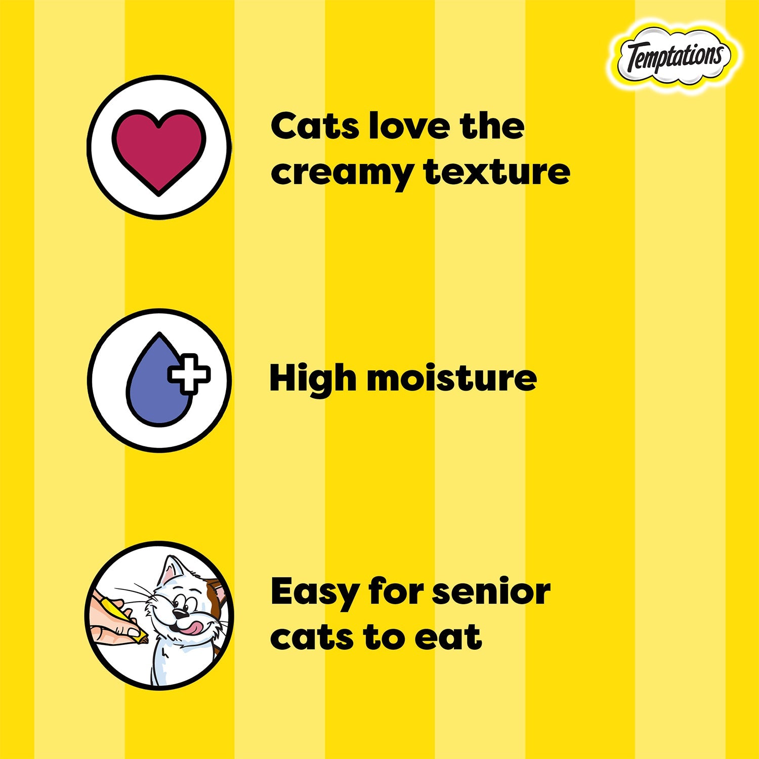 Temptations Creamy Purrrr ee Salmon & Cheese Cat Treats