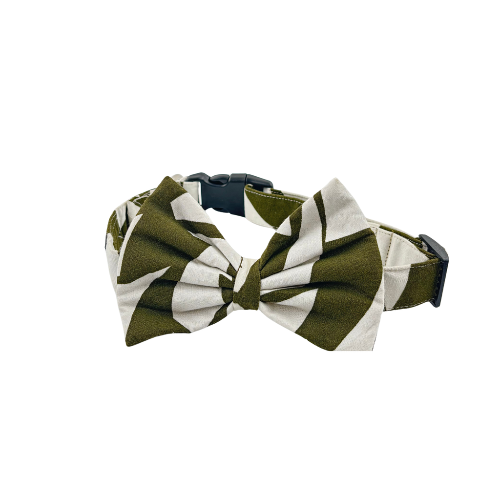 Petblush Leafy Bow Collars