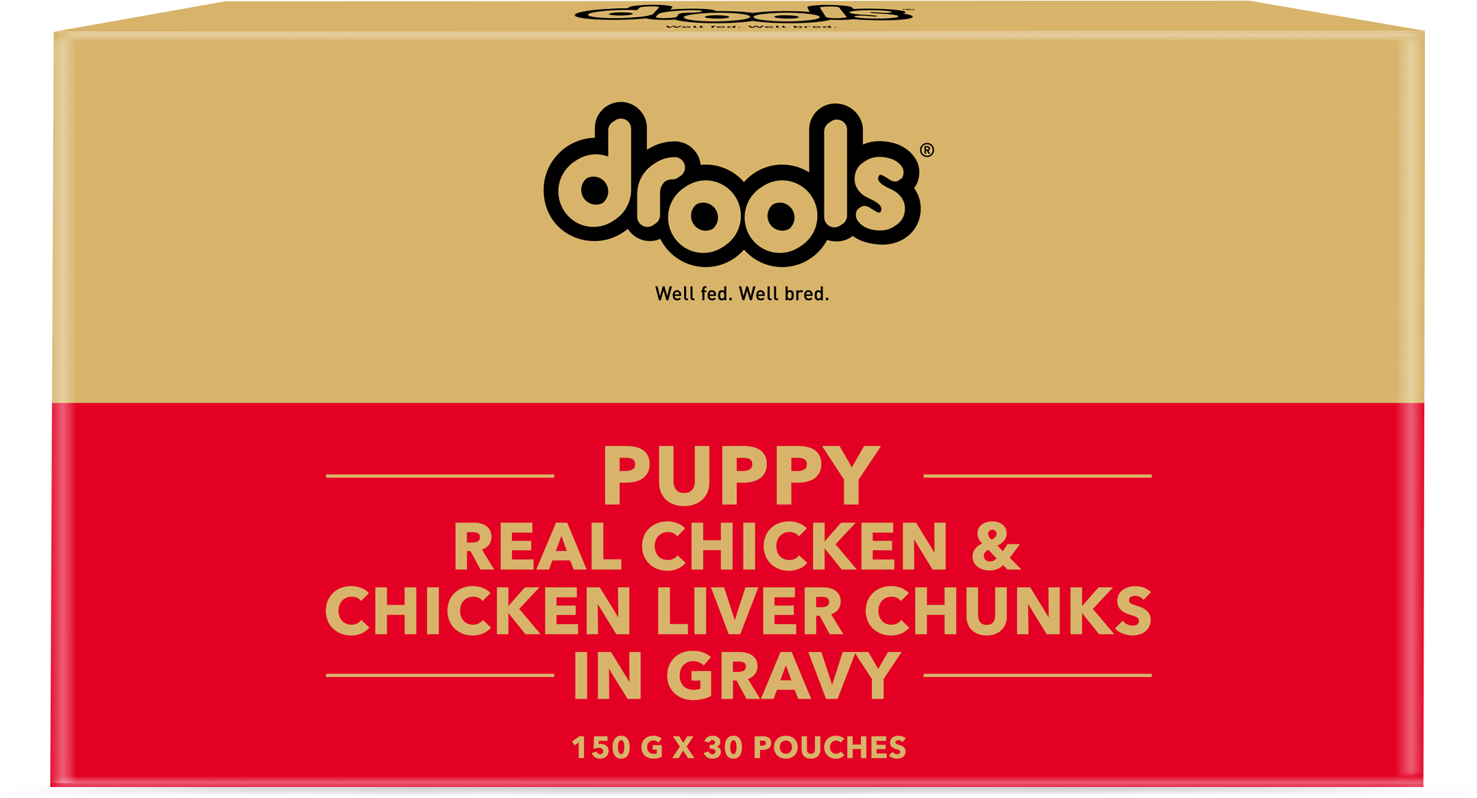 Drools Real Chicken & Chicken Liver Chunks in Gravy Puppy Dog Wet Food