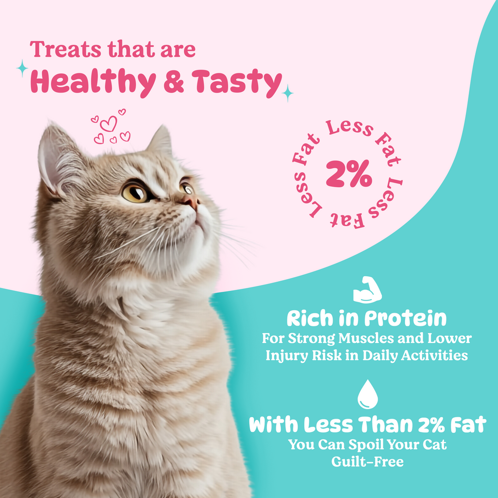 BASIL PURRfect Dental Stick Tuna Chicken Treat for Cats & Kittens | 44 Grams